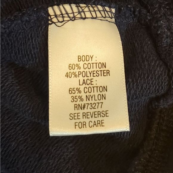 APT. 9 Lace Front Sweatshirt - Picture 6 of 7